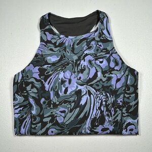 lululemon athletica Black and Purple Tank Top